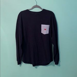 Southern Marsh Navy Blue Long Sleeved T-Shirt